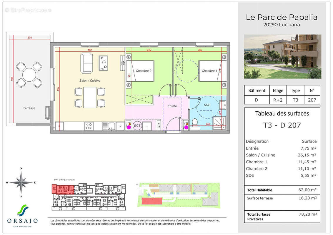 Appartement à LUCCIANA