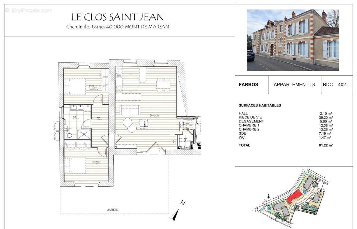 Appartement à MONT-DE-MARSAN