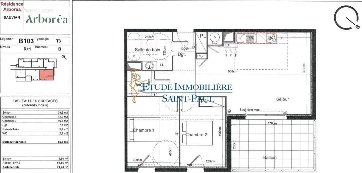 Appartement à SAUVIAN