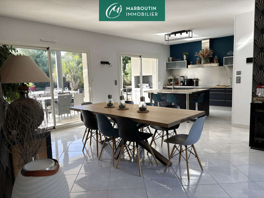 Maison contemporaine de plain pied avec piscine - photo 5