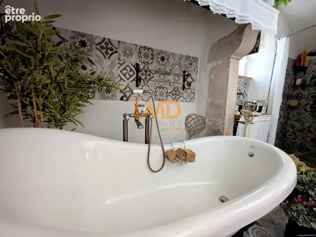 Maison en pierre 7 pièces 150m2, piscine, jardin - photo 17
