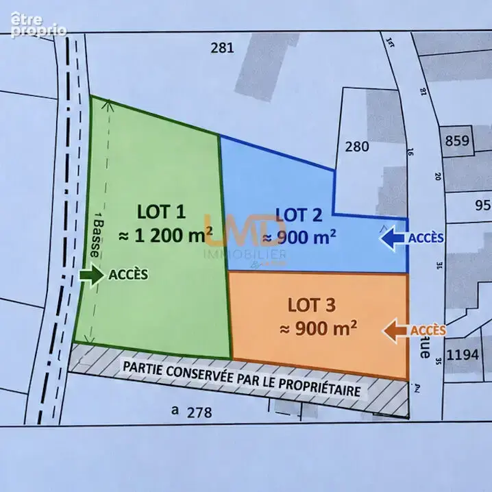 Villeneuve-la-Comtesse – Terrains constructibles de 900 à 1 200 - photo 1