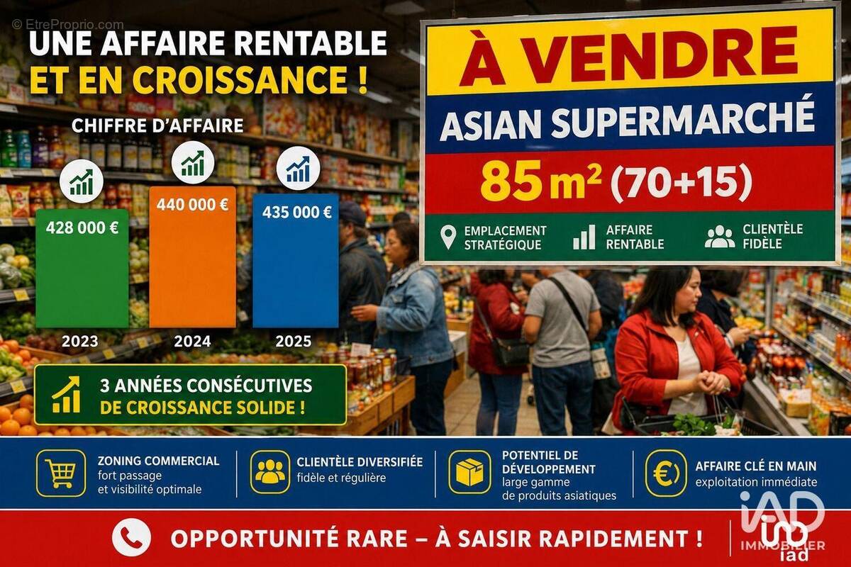 Photo 1 - Commerce à PANTIN