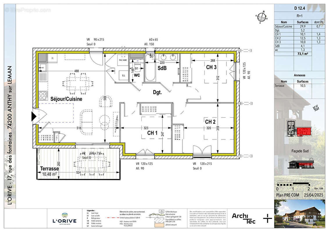 Appartement à ANTHY-SUR-LEMAN