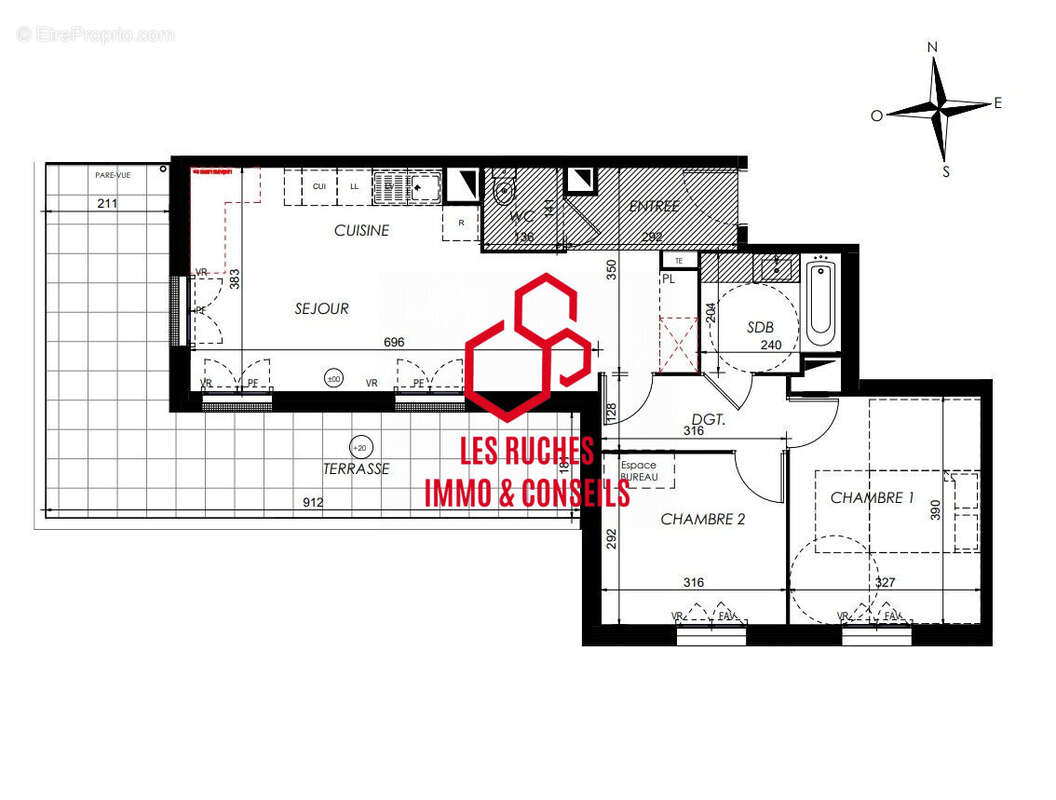 Appartement à LIEUSAINT