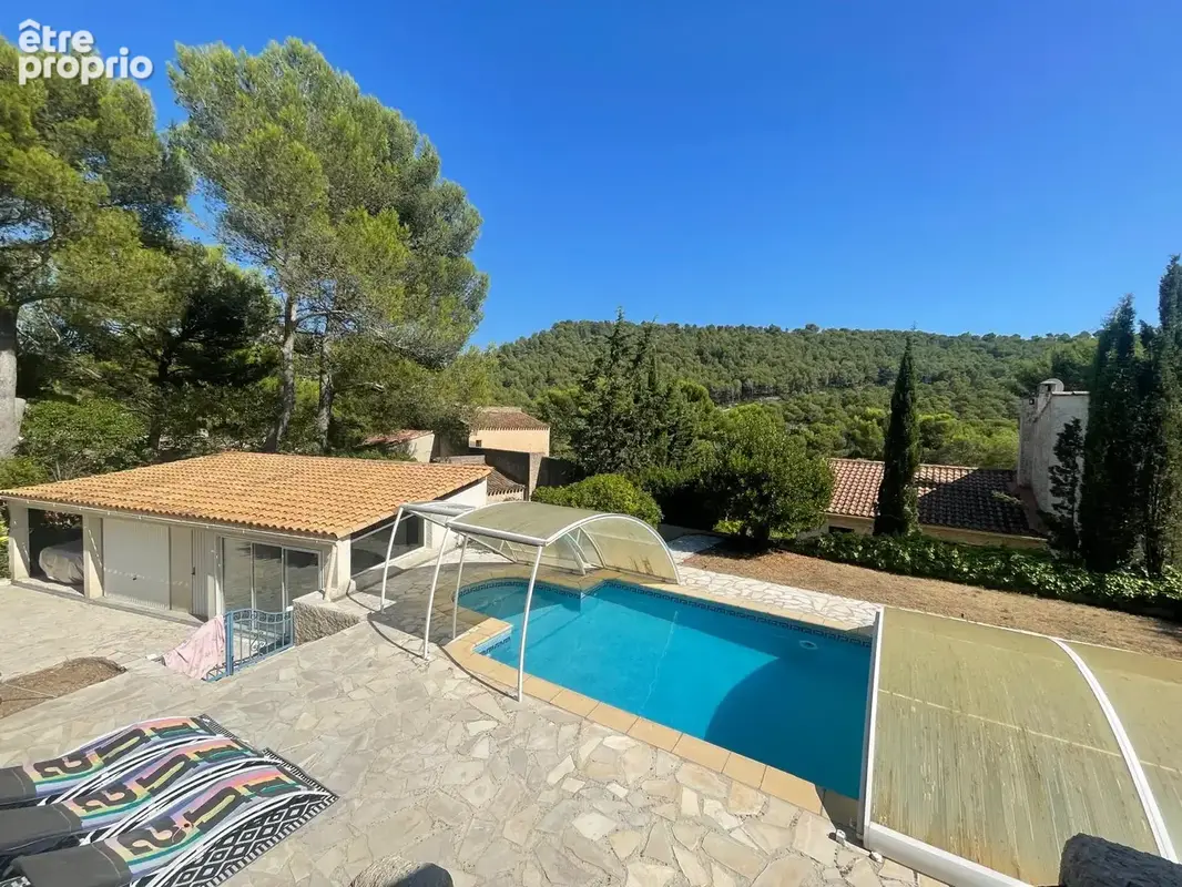 13470 carnoux en provence villa f6+ f2 + double garages 2 caves - piscine cuisine ete - photo 2