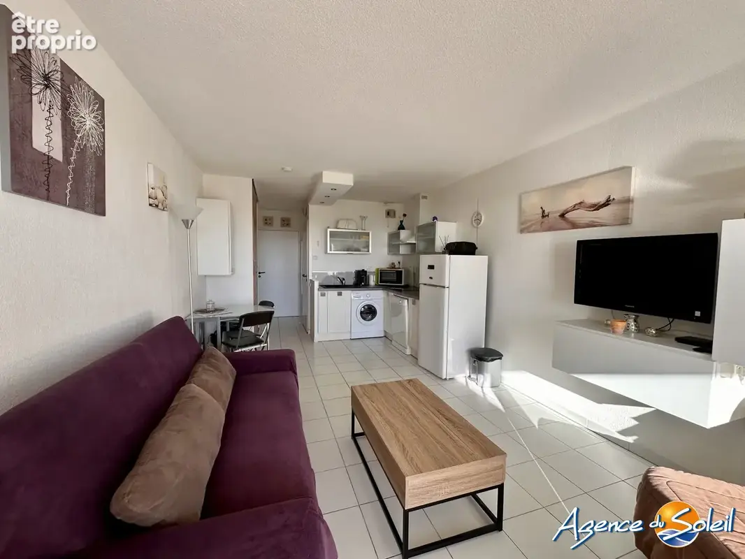 Appartement 1 pièce 25 m² à vendre à Canet-En-Roussillon (66140) - photo 2