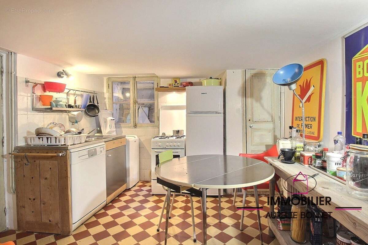 cuisine sous plex - Appartement à TROUVILLE-SUR-MER