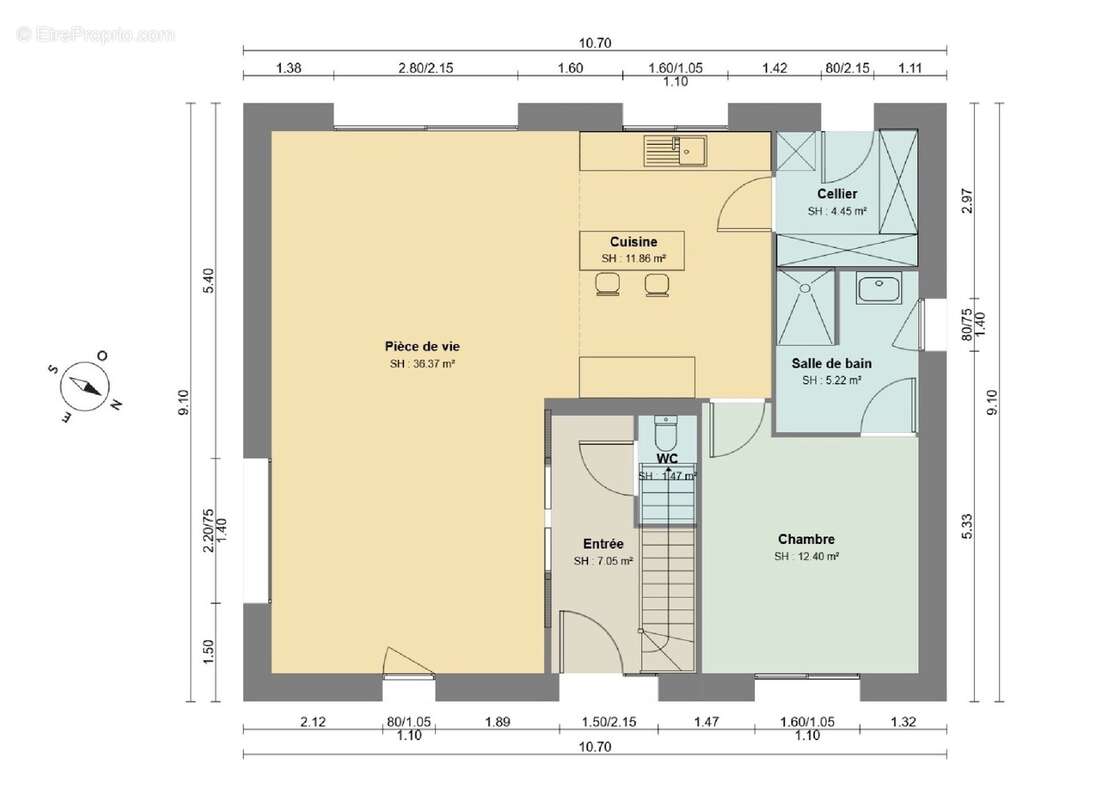 Terrain 543 m² à Hem  - photo 4
