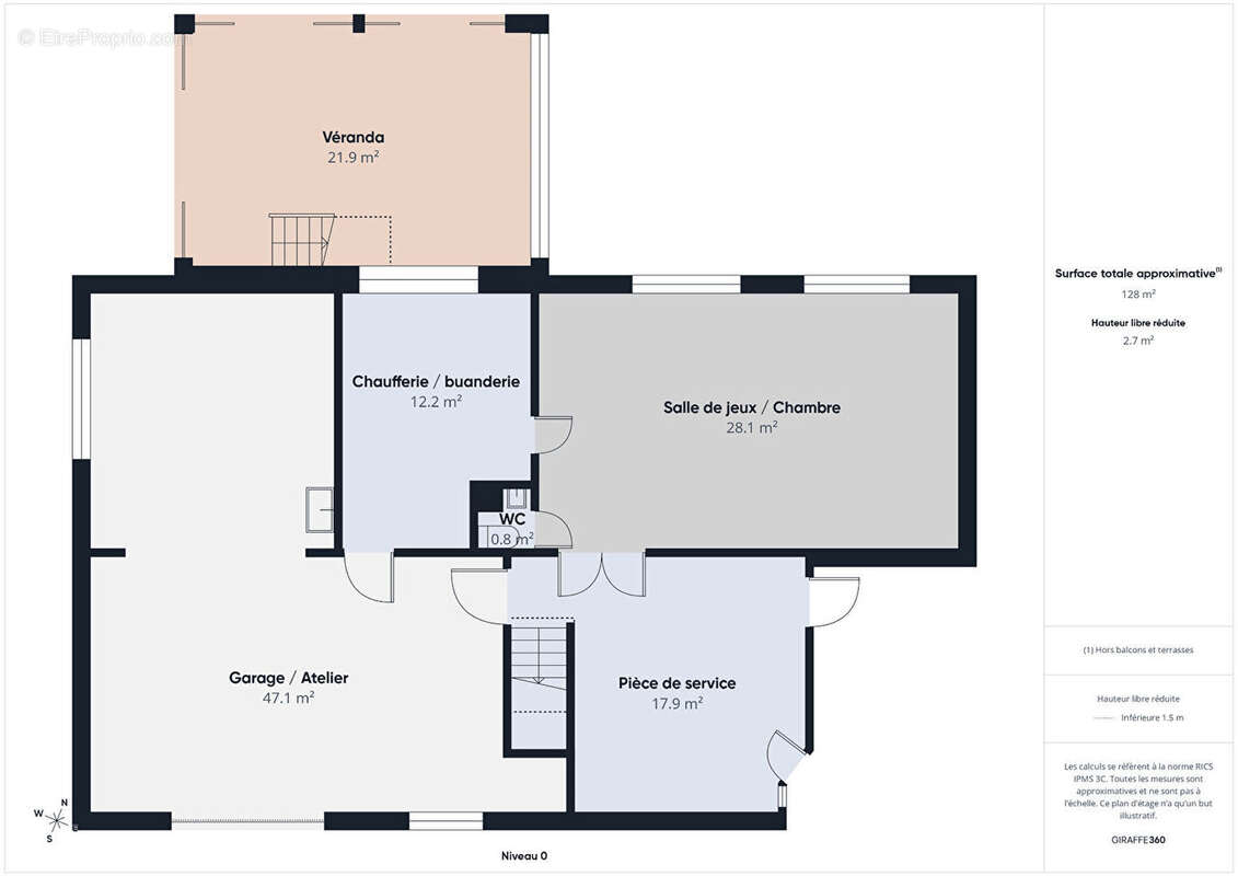 Pavillon 8 pièces - Courcelles Chaussy - 160 m2 - 5 chambres - véranda - photo 17