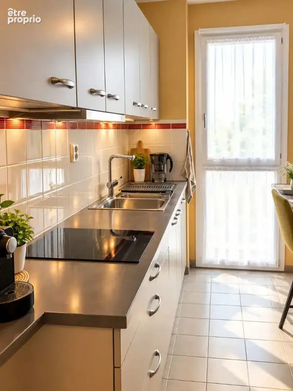 Rive droite Tour Tanguy Appartement type 2 ascenseur et parking couvert. - photo 6