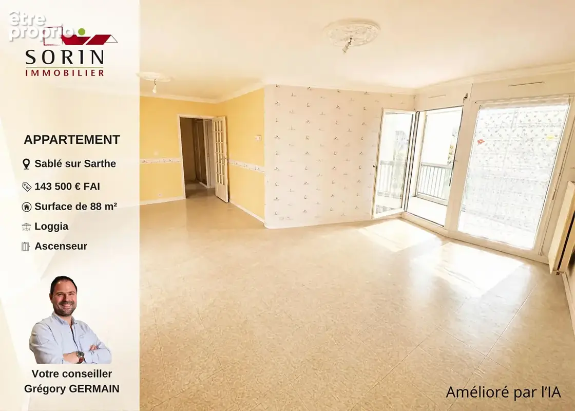 Photo Appartement à Sable-Sur-Sarthe au prix de 141 650€