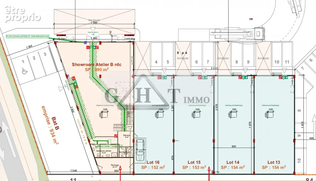 Vaux-le-Pénil – Cellules d’activités neuves 150 m² - photo 2