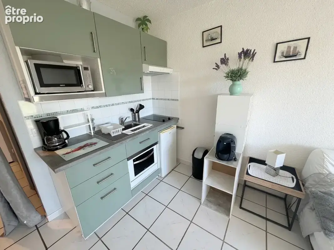 Grand Studio Rénové 22 m2 avec Terrasse & Parking   Rendement & Prix Attractif : 59.000 € (Cap Coudalère, Le B - photo 4