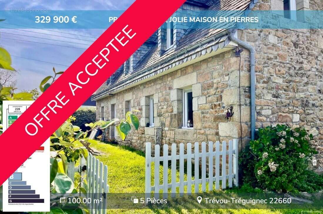 Maison à TREVOU-TREGUIGNEC