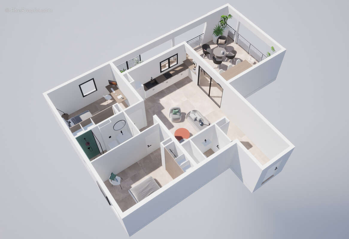T3 neuf à vendre - photo 3