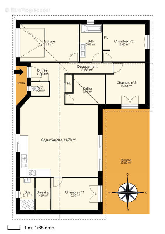 Terrain viabilisé de 853m² le défend PERMIS accepté et purgé pour une villa de 103m² - photo 13