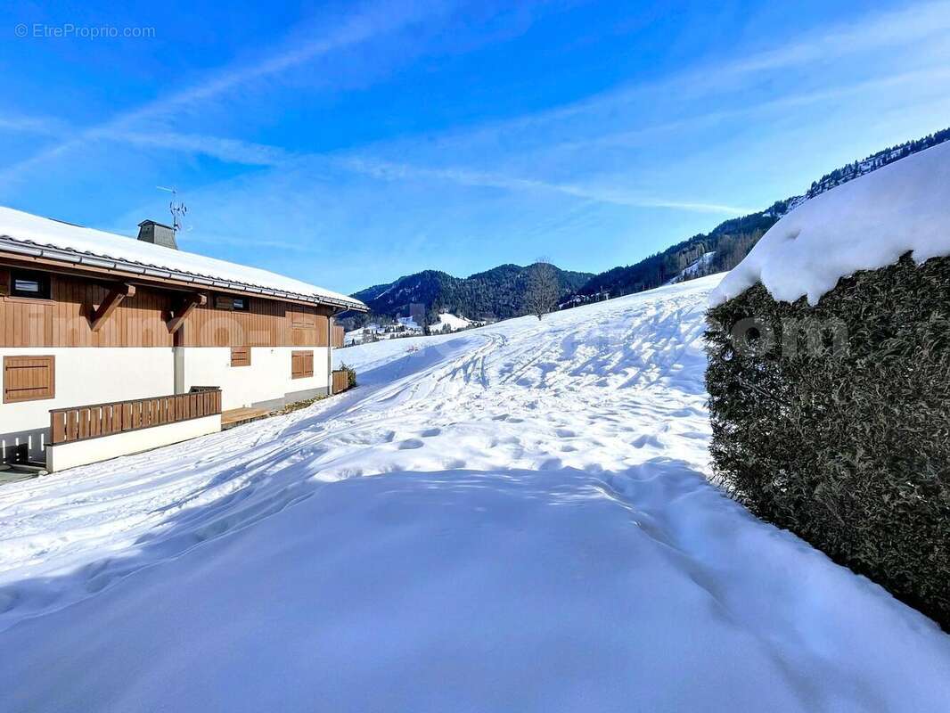 Studio_praz_sur_arly_proche_Genève_Suisse_investissement_Séjour_cuisine - Appartement à PRAZ-SUR-ARLY