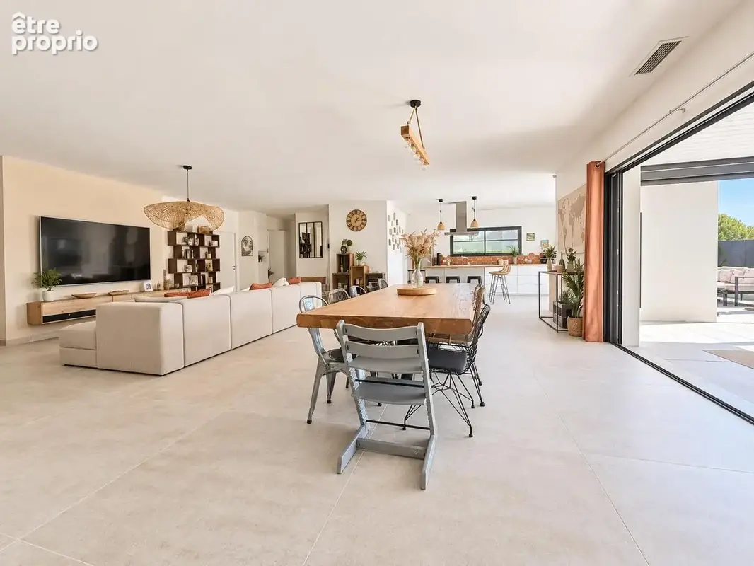 Saint-paul-et-valmalle   villa contemporaine d’exception   200 m2   piscine   vue dégagée - photo 3