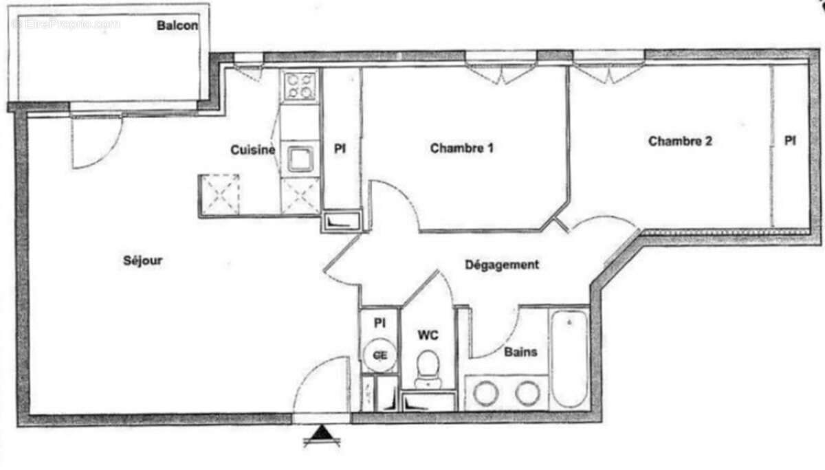 Appartement à LA VERPILLIERE