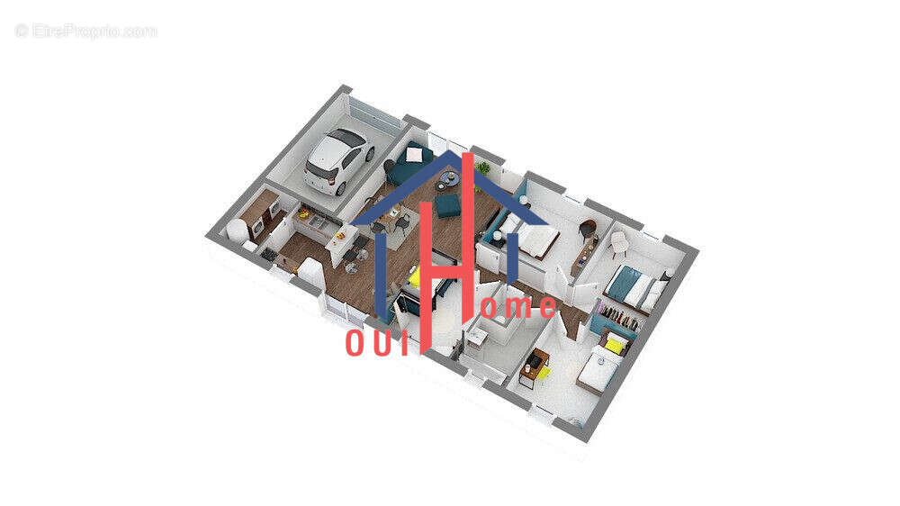 Maison à SAINT-PIERRE-DU-CHAMP