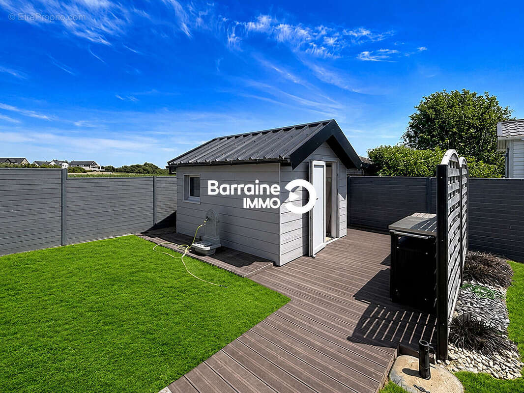 Rare sur le marché !!! Terrain de loisir privé  de 400m2 avec mobil home  de 43 m2 à Guidel, à Deux Pas de la Mer - photo 3