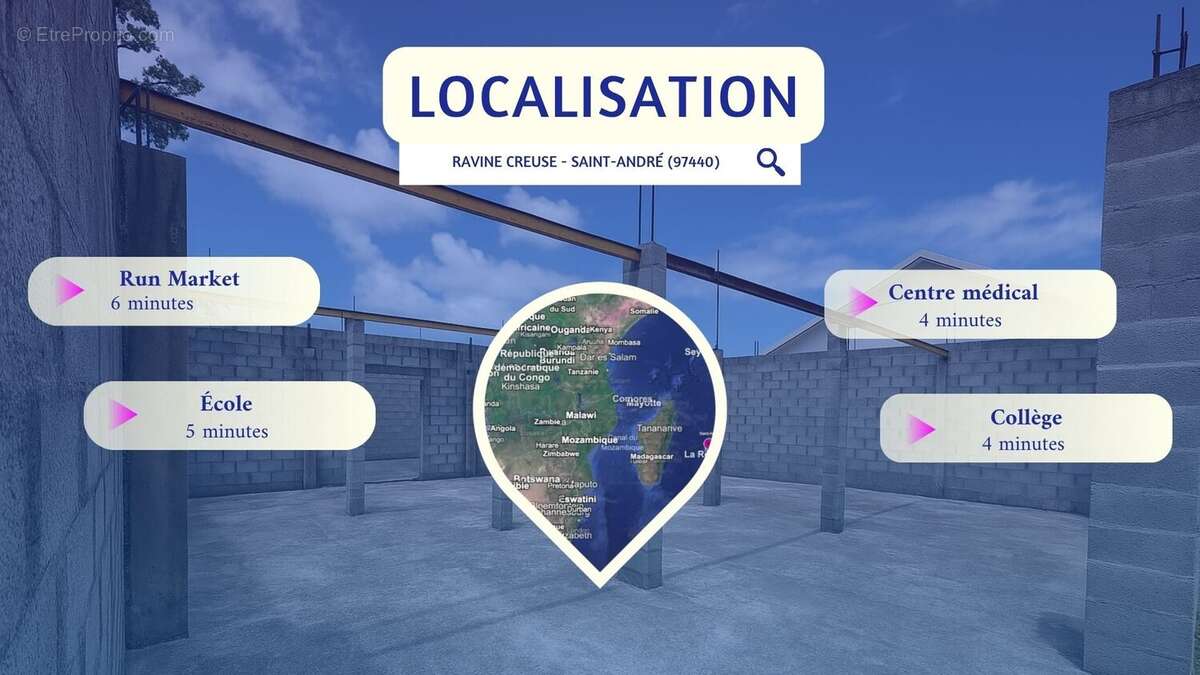 Terrain à SAINT-ANDRE