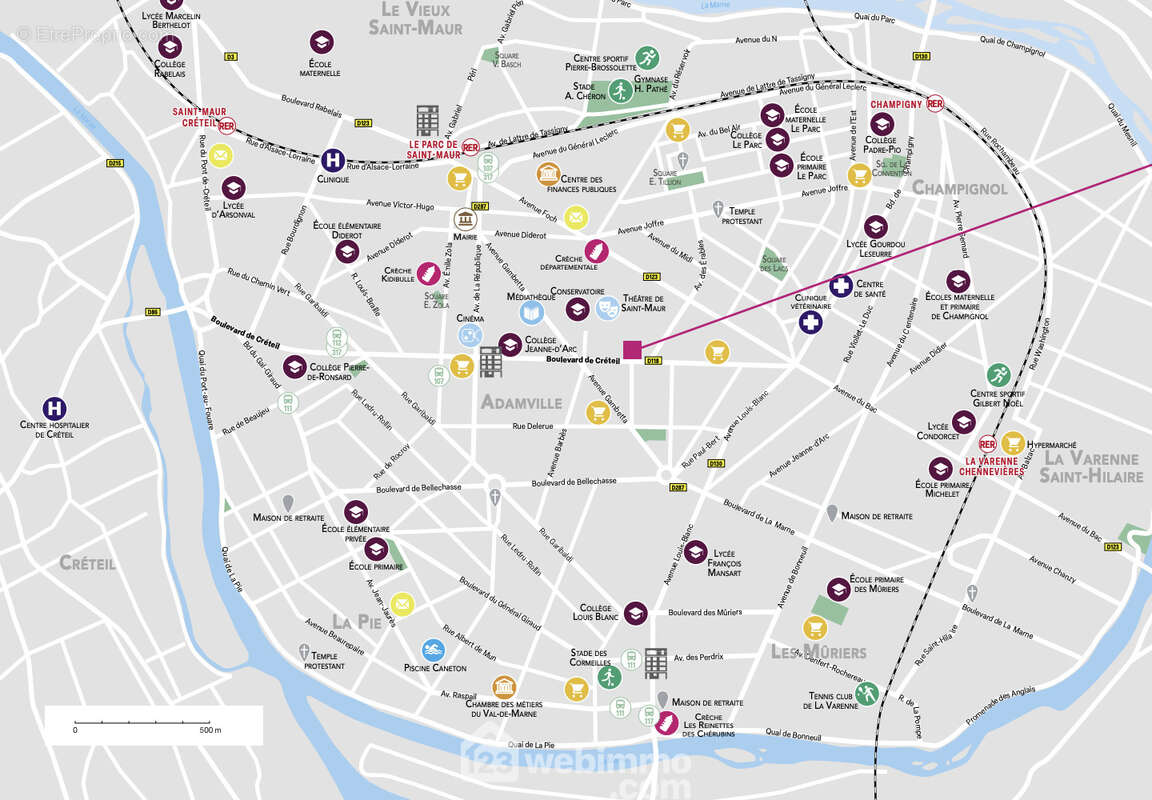 Appartement à SAINT-MAUR-DES-FOSSES