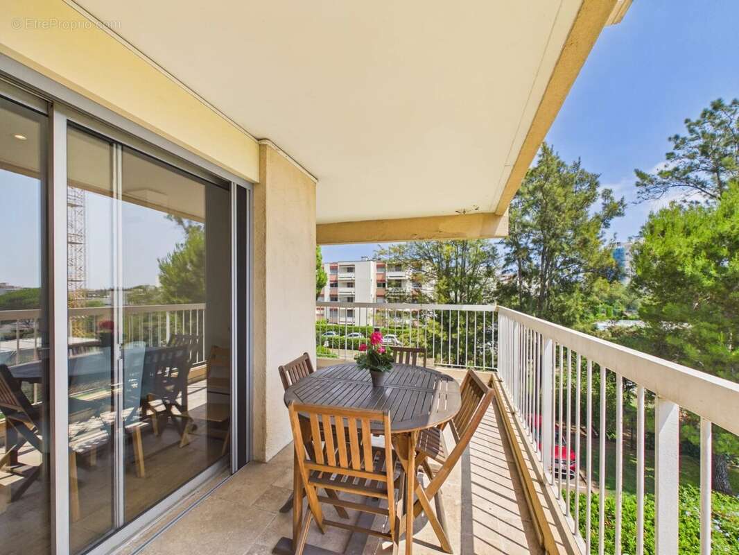 Antibes – quartier des combes – 3 pièces d'angle avec grande terrasse, garage et cave - photo 4