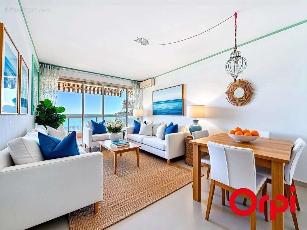 Menton, quartier garavan : 2 pieces au dernier étage avec vue mer panoramique, terrasse, cave et parking - photo 8