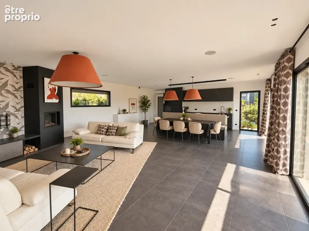 Vienne : villa d'architecte env. 180 m2 + garage, terrasse et piscine - photo 5