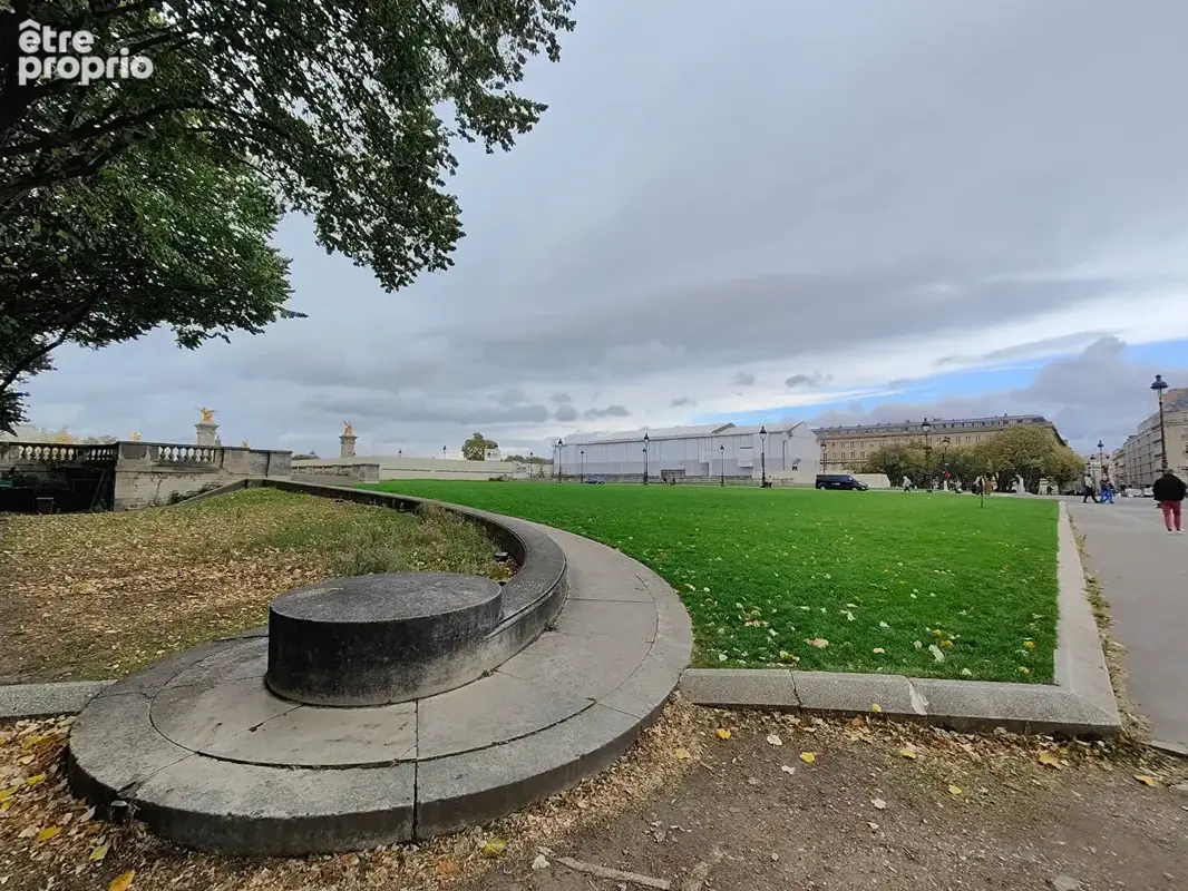 Quai de seine invalides studio equipe 15 m²  rez-de-jardin - photo 12