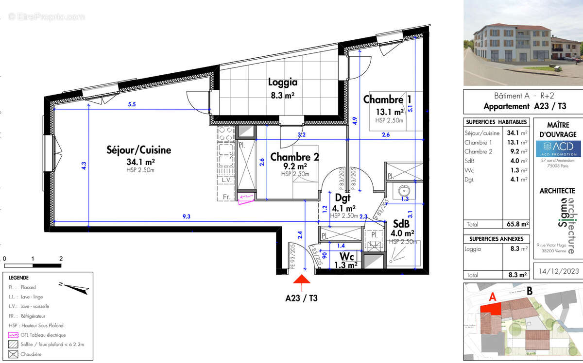 Appartement à SEPTEME