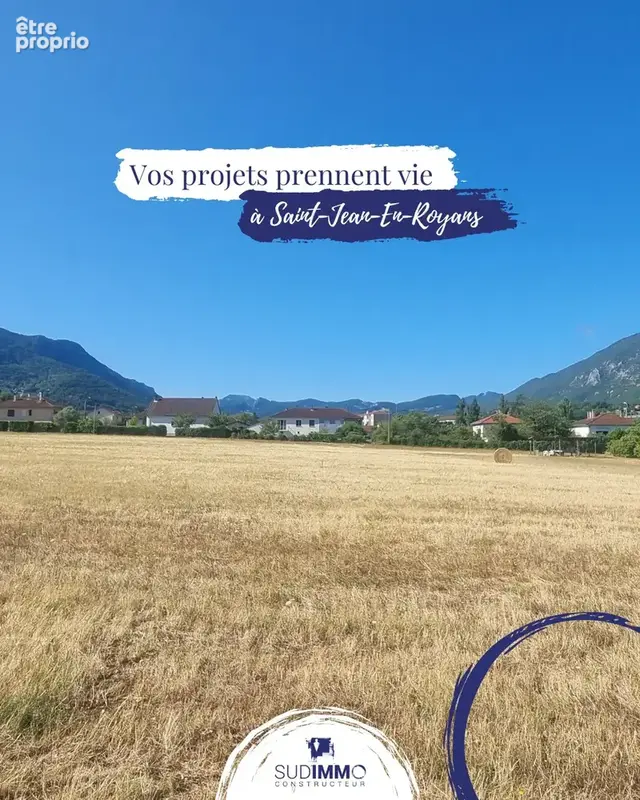 Terrain à bâtir de 1167m2 viabilisé à saint jean en royans à 84900€ avec CCMI - photo 2