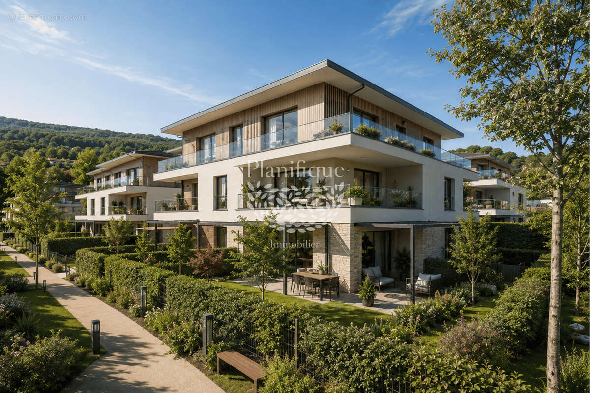 Appartement T4 avec jardin et terrasses au rez-de-chaussée à Ornex - photo 17