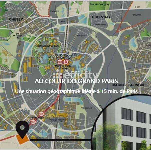 Commerce 35 m² à Jossigny  - photo 3
