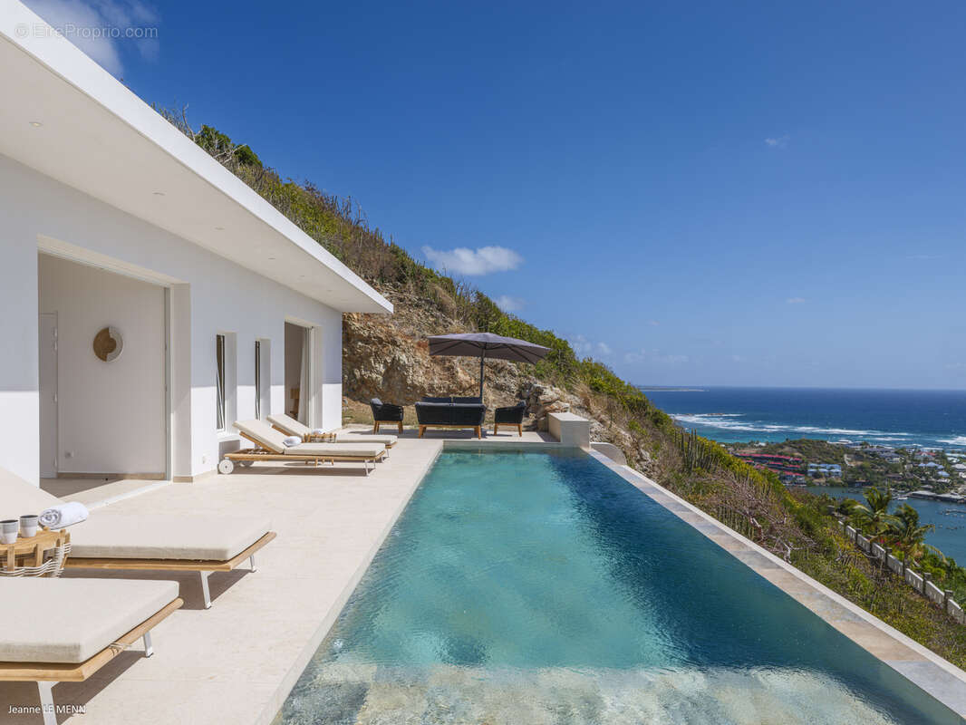 villa 3 chambres Oysrer pound superbe vue mer et St Barth - photo 6