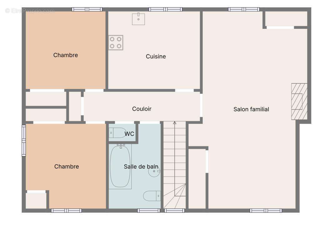 Grande maison familiale avec potentiel de deux logements – Environnement calme et verdoyant - photo 4