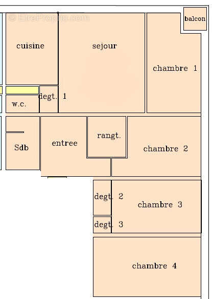 Appartement à COUBERT