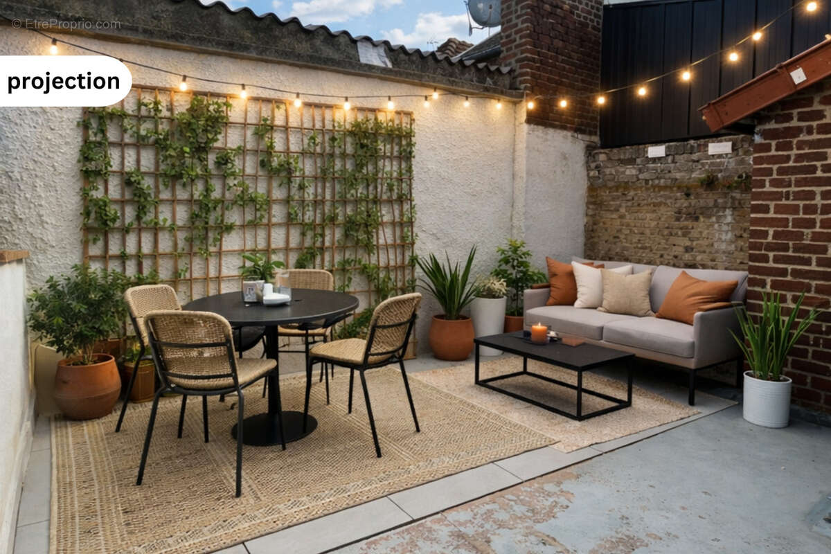 Faubourg d'isle - 90m2 - cour - photo 17