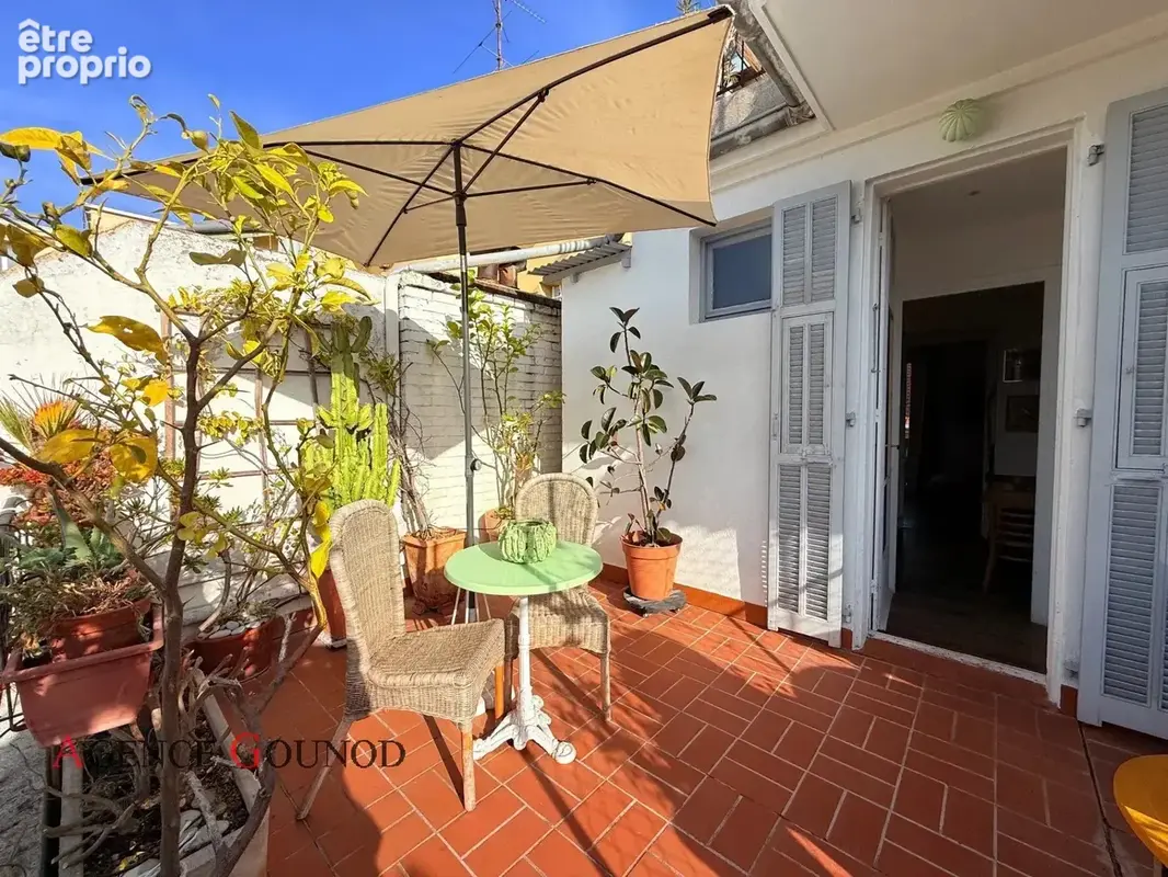 Rare -a nice, quartier des musiciens - studio +terrasse + balcon - photo 2