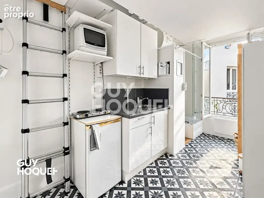 Appartement Paris 1 pièce(s) 8.80 m2 - photo 4