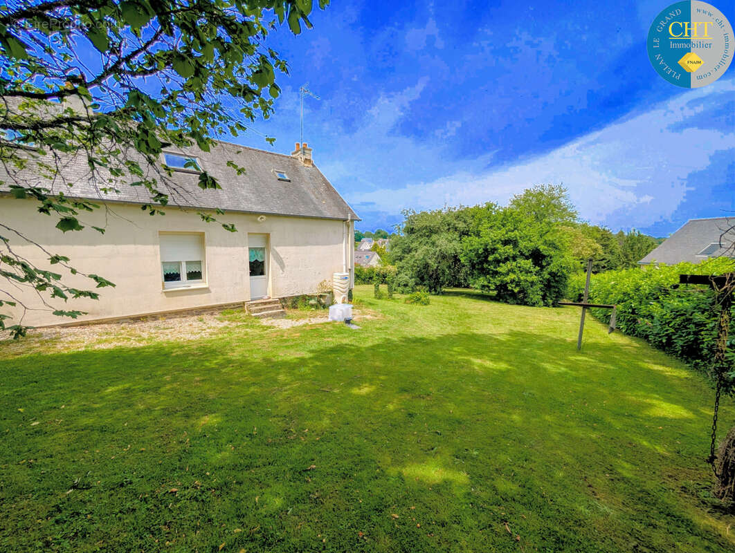 Maison de plain-pied sur grand terrain constructible   saint-malo-de-beignon (56380) avec cht immobilier - photo 3