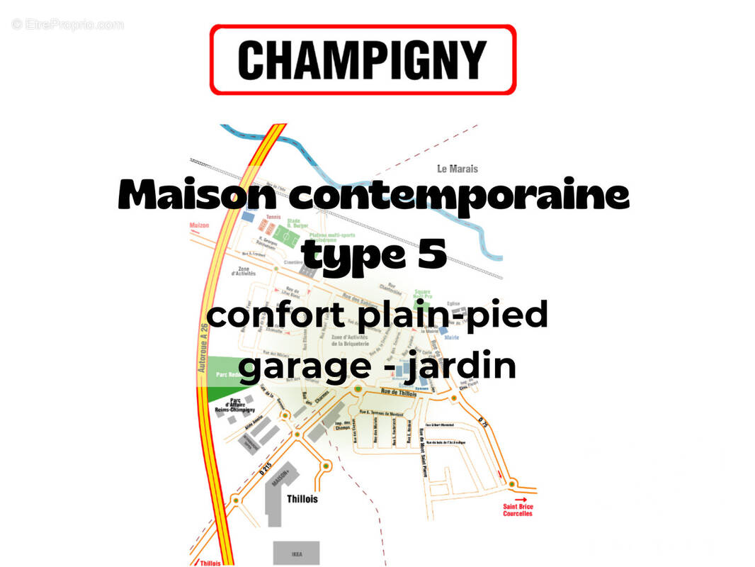 Photo 1 - Maison à CHAMPIGNY
