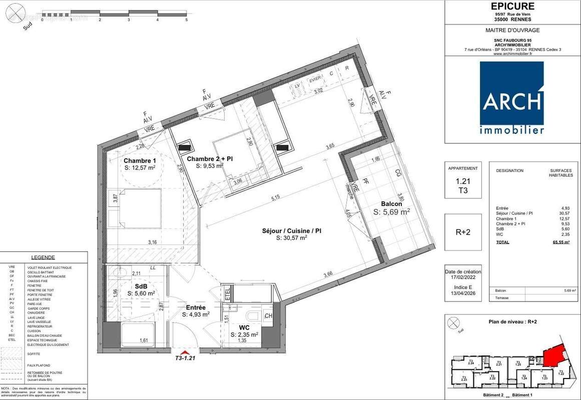 Appartement à RENNES