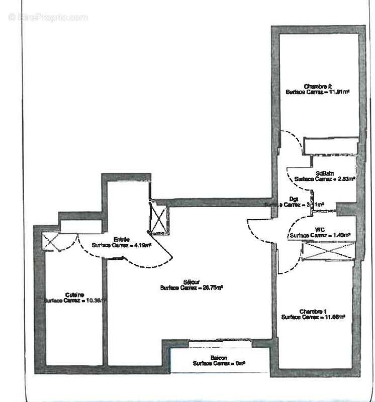 Appartement à vendre 3 pièces CHEMIN DE HALAGE ORLEANS limite SAINT JEAN DE BRAYE , bord de Loire - photo 16