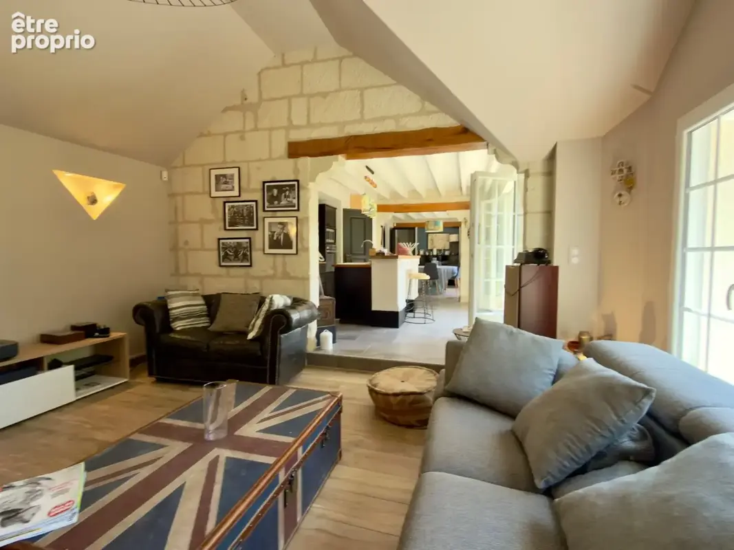 VARENNES SUR LOIRE, Longère rénovée de 134m² habitables / 151m² utiles avec garage et jardin - photo 6