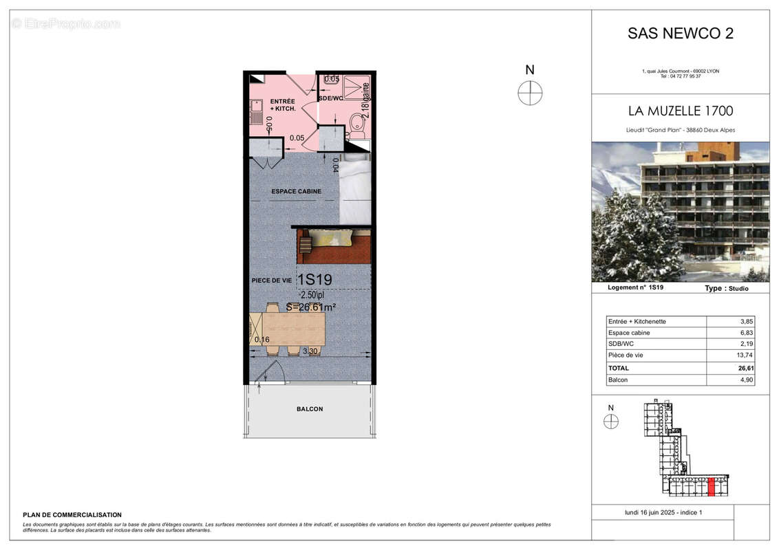 Appartement à MONT-DE-LANS