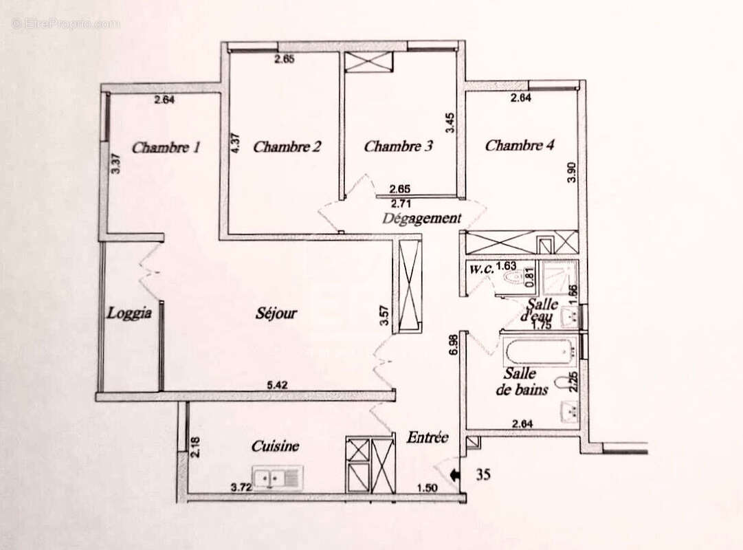 Appartement à CHAMPS-SUR-MARNE
