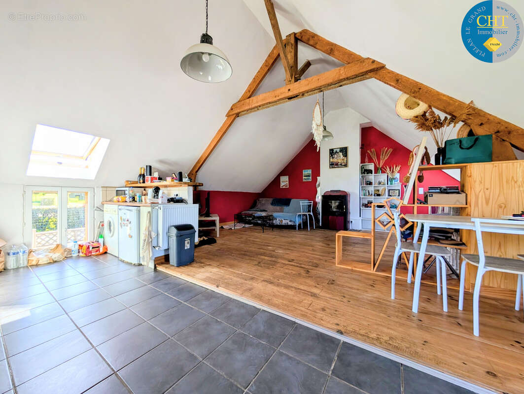 Rare : longère de charme en brocéliande   secteur telhouët, paimpont (35380) avec cht immobilier - photo 8